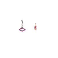 Earrings Amen Woman Fantasy in Silver Zircone EF10 - EF10